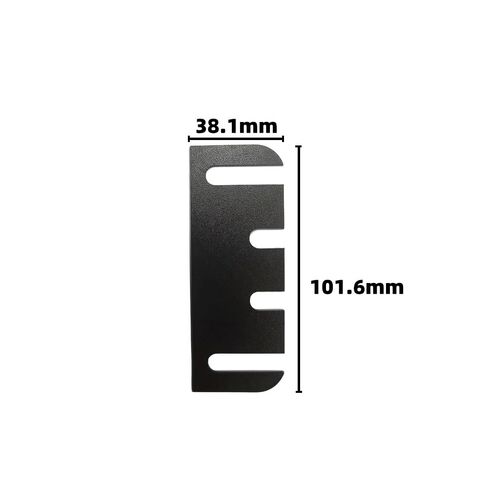 10 قطع من مفصلات الأبواب المصنوعة من الفولاذ المقاوم للصدأ باللون الأسود - فاصل مفصلي للباب مقاس 4 بوصات لمحاذاة وإصلاح الأبواب بشكل دقيق in Kuwait