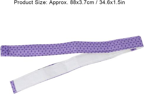 Cake Baking Tray Strips, 1pcs Purple Cotton - Polyester Band, 34.6x1.5in - Even Heat Distribution, Retention, and Crack Prevention for Home and Bakery Use in Saudi Arabia