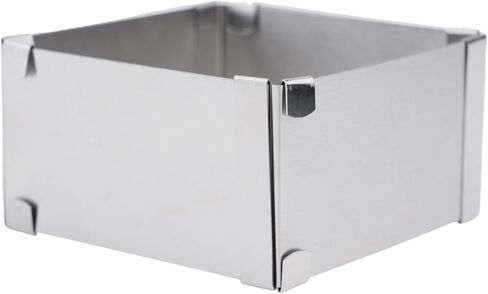 Adjustable for Stainless Steel Mousse for Ring Square Cake Decorating, 4-6 to 11 Inch, 5cm Height, Mousse Cake and Tiramisu in Kuwait