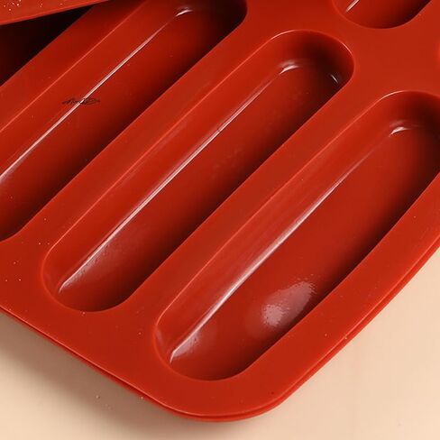 15-Cavity Commercial Grade Silicone Tiramisu Mold, Non-Stick Lady Finger Baking Tray, High Temperature Resistant DIY Baking Tool for Household & Bakery in Kuwait