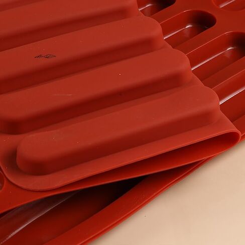 15-Cavity Commercial Grade Silicone Tiramisu Mold, Non-Stick Lady Finger Baking Tray, High Temperature Resistant DIY Baking Tool for Household & Bakery in Kuwait