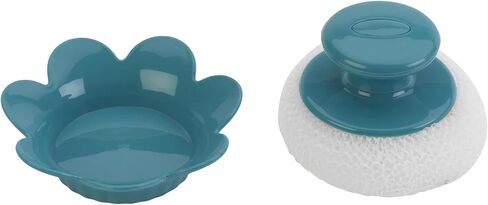 Plastic Kitchen Tools Set, 28pc – Includes Silicone Spatulas, Measuring Cups & Spoons, Colander, Pizza Cutter, Ice Cream Scoop – Teal in Kuwait