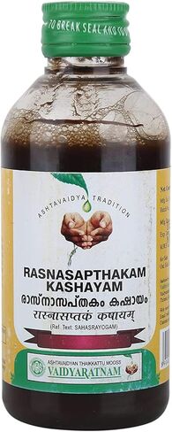 Vaidyaratnam Rasnasapthakam Kashayam 200Ml (Pack of 2) Ayurvedic herbal products, Ayurveda Organic products in Kuwait
