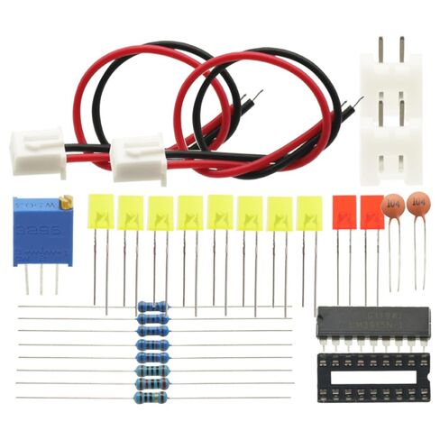 2Pcs 10 Audio Level Indicator LM3915 DIY Kit Electronic Audio Indicator Suite in Kuwait