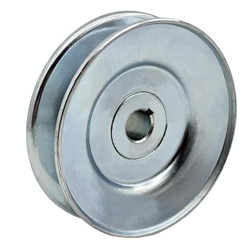 حزم الويب ذات الأخدود الفردي AB350-1/2، بكرة الحزام على شكل v، تجويف 3.5 بوصة OD 1/2 بوصة، بكرة المحرك المصنوعة من الفولاذ الكربوني لأحزمة AB 5L 4L على شكل V in Saudi Arabia
