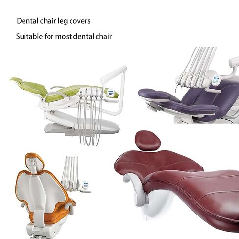 Dental Chair Foot Covers with Elastic Bands Buckle -Foot Pad Mat Cushion Transparent, Dustproof,Non-Slip, Reusable for Clinic, Salon Chair Sofa in Kuwait