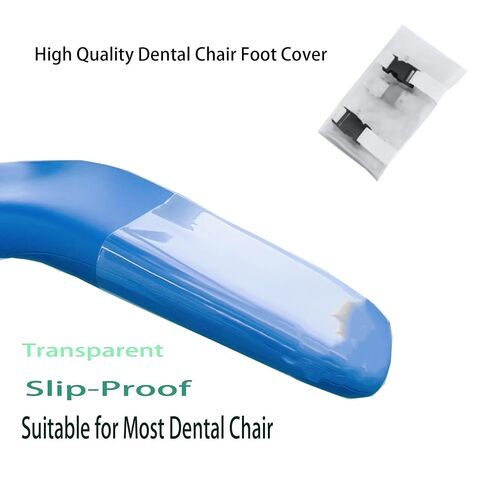 Dental Chair Foot Covers with Elastic Bands Buckle -Foot Pad Mat Cushion Transparent, Dustproof,Non-Slip, Reusable for Clinic, Salon Chair Sofa in Kuwait