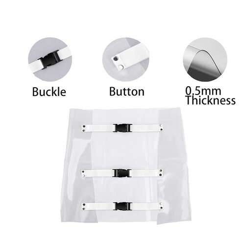 Dental Chair Foot Covers with Elastic Bands Buckle -Foot Pad Mat Cushion Transparent, Dustproof,Non-Slip, Reusable for Clinic, Salon Chair Sofa in Kuwait