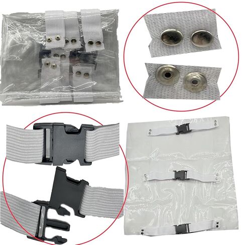 Dental Chair Foot Covers with Elastic Bands Buckle -Foot Pad Mat Cushion Transparent, Dustproof,Non-Slip, Reusable for Clinic, Salon Chair Sofa in Kuwait