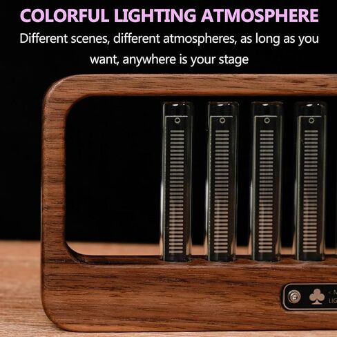 مصباح طيف التقاط الصوت، متخيل طيف الموسيقى مع 240 خرزة LED كاملة الألوان، 7 أوضاع محددة مسبقًا وتقليل الضوضاء الذكي، إيقاع ملون، لطاولة الألعاب، والديكور الداخلي in Kuwait