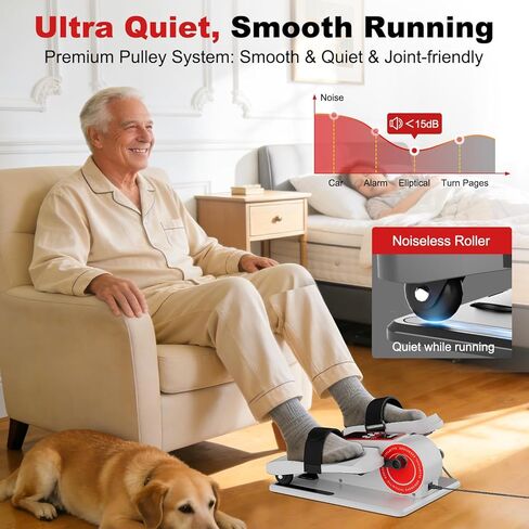 جهاز بيضاوي الشكل تحت المكتب، جهاز تمرين الساق البيضاوي كما يظهر على التلفاز لكبار السن، جهاز تمرين دواسة القدم الكهربائي المحمول in Kuwait