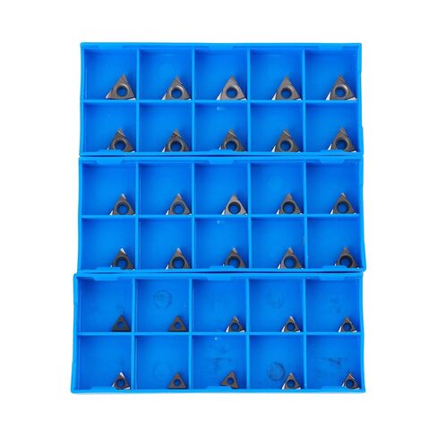 30PCS Boring Head Carbide Inserts TBCT060104 TBCT090204 TBCT110304 Replacement Turning Inserts Cutting Tools for Parts,Carbide Inserts Brake Lathe Bits for DIY Woodturning Tools in Saudi Arabia