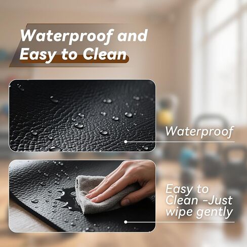 بساط المشي لأرضيات السجاد، 63 بوصة × 30 بوصة، 0.2 بوصة سميكة وسادة المشي لحماية الأرضيات الصلبة، غير قابلة للانزلاق، ممتصة للصدمات، سجادات معدات التمارين الثقيلة للتمرين في صالة الألعاب الرياضية المنزلية in Kuwait