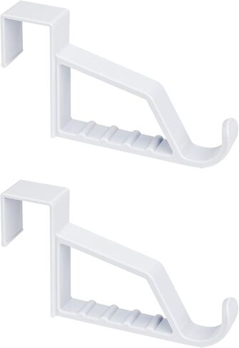 New Talent 2pcs Over the Door Hanger Holder (White) 2 Pack Over The Door Hooks for Hangers, Door Hanger Hooks, Storage Organizers in Saudi Arabia