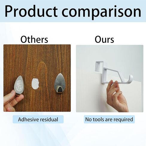 New Talent 2pcs Over the Door Hanger Holder (White) 2 Pack Over The Door Hooks for Hangers, Door Hanger Hooks, Storage Organizers in Saudi Arabia