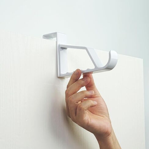 New Talent 2pcs Over the Door Hanger Holder (White) 2 Pack Over The Door Hooks for Hangers, Door Hanger Hooks, Storage Organizers in Saudi Arabia