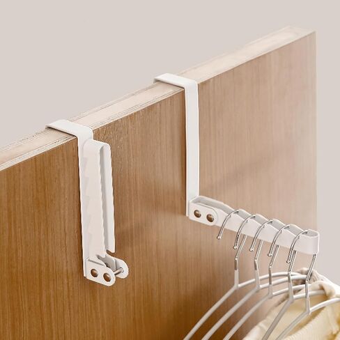 Over The Door Hanger, Portable Coat Rack, Heavy Duty Folding Hanging Clothes Rack for Space Saving, Coat Towels for Bedroom Bathroom, Suit 0.7"- 1.5" Depth Door in Saudi Arabia