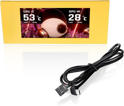 مجموعة لوحة شاشة LCD من Thermaltake View 600 TG 6.0 بوصة؛ شاشات الكريستال السائل واللوحة. 1480 × 720 بكسل؛ دعم TTRGBPlus 3.0؛ نوع C إلى USB (9-Pin)؛ in Saudi Arabia