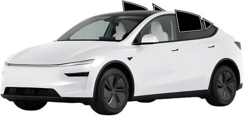Precut Window Tint Film Front Two Door Windows Film Cars Sun Blocking Protection Privacy Anti Shatter Glass 2 Ply Computer Cut Any Tint Shade for Tesla Model Y 2025 in Kuwait