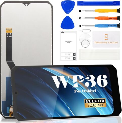 SRJTEK لشاشة Oukitel WP36 البديلة لشاشة Oukitel WP36 LCD لـ Oukitel WP36 مجموعة إصلاح محول الأرقام لشاشة تعمل باللمس 6.52 بوصة (أسود، إصدار Android 13) in Saudi Arabia