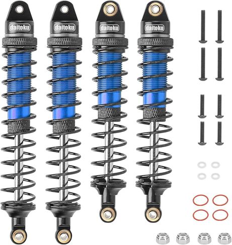 daitoku Shock Absorber Front & Rear for Arrma 1/10 Granite 4x4 Bigrock Senton Typhon 3s 6s Blx, Replacement of AR330550 AR330551 in Kuwait