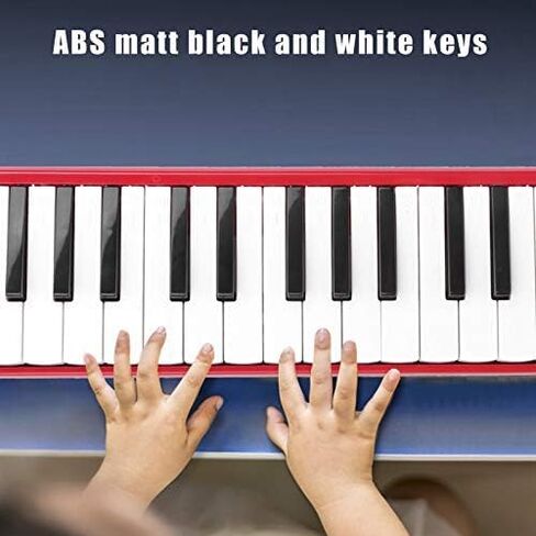 32 Key Wind Piano, Portable Keyboard with Carrying Bag, 32 Note Melodica Instrument for Students, Beginners, Professionals and Live Performances(Red) in Saudi Arabia