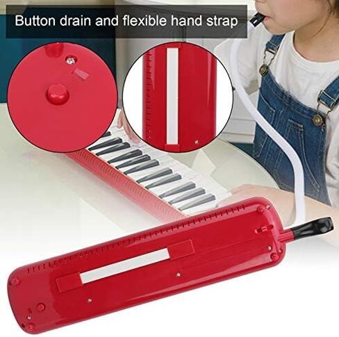 32 Key Wind Piano, Portable Keyboard with Carrying Bag, 32 Note Melodica Instrument for Students, Beginners, Professionals and Live Performances(Red) in Saudi Arabia