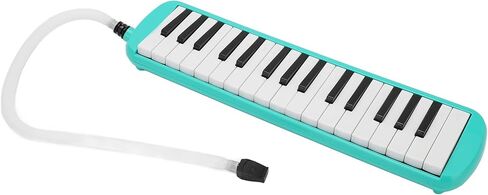 Melodica Instrument, ABS Air Piano Keyboard 32 Key Professional Mouth Pianos Melodica With Short Mouthpiece (Green) in Kuwait