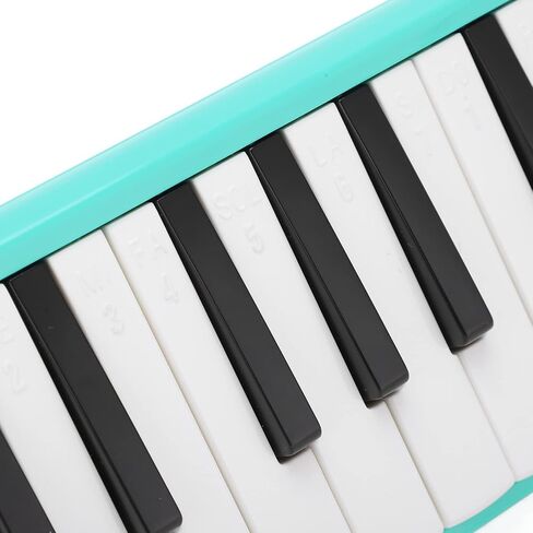 Melodica Instrument, ABS Air Piano Keyboard 32 Key Professional Mouth Pianos Melodica With Short Mouthpiece (Green) in Kuwait