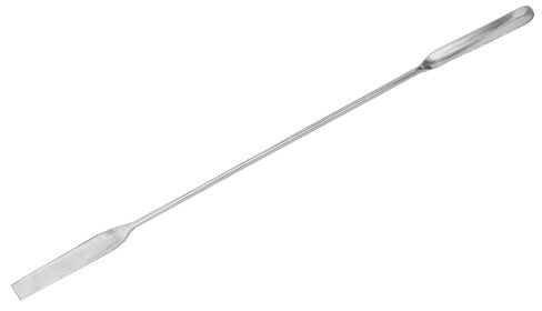 Micro Spatula Spoon, 5.9" - Stainless Steel, Polished - One 0.2" Flat End, One 0.2" Scoop End - Eisco Labs in Kuwait