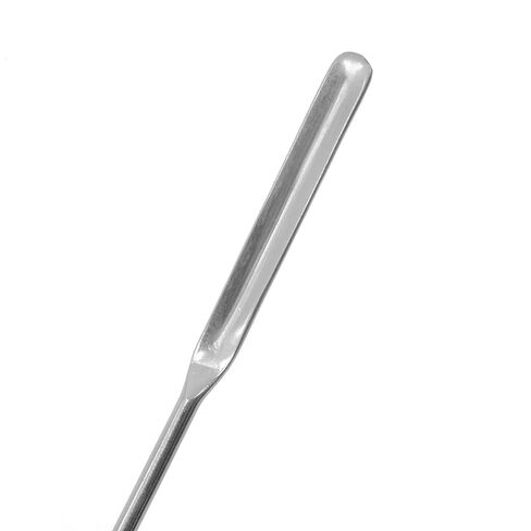Micro Spatula Spoon, 5.9" - Stainless Steel, Polished - One 0.2" Flat End, One 0.2" Scoop End - Eisco Labs in Kuwait
