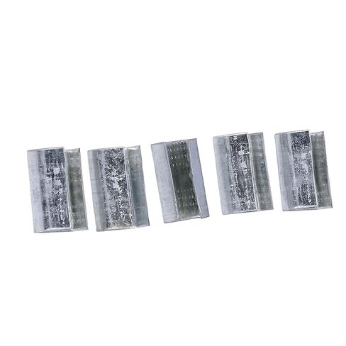 CHICIRIS Metal Strapping Buckle Galvanized Steel Packaging Seals for 16mm PET Strap - Firm Connection for Packaging Use in Saudi Arabia