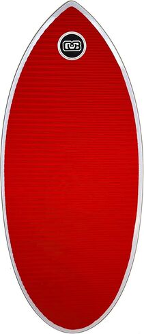 لوح التزلج DB Skimboards Kids Grom Skimboard، هيكل من خشب القيقب/الحور، نمط هزاز ثلاثي الأبعاد، سطح وأسفل HPL متين، جر من إسفنج EVA، لوح التزلج للأطفال مصنوع في الولايات المتحدة الأمريكية in Kuwait