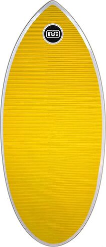 لوح التزلج DB Skimboards Kids Grom Skimboard، هيكل من خشب القيقب/الحور، نمط هزاز ثلاثي الأبعاد، سطح وأسفل HPL متين، جر من إسفنج EVA، لوح التزلج للأطفال مصنوع في الولايات المتحدة الأمريكية in Kuwait