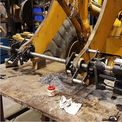 110V Portable Line Boring Machine, Bore Diameter 1.77"-6.3", with 5.2' x 1.57" Boring Bar & Control Handle, Professional Boring Equipment in Saudi Arabia