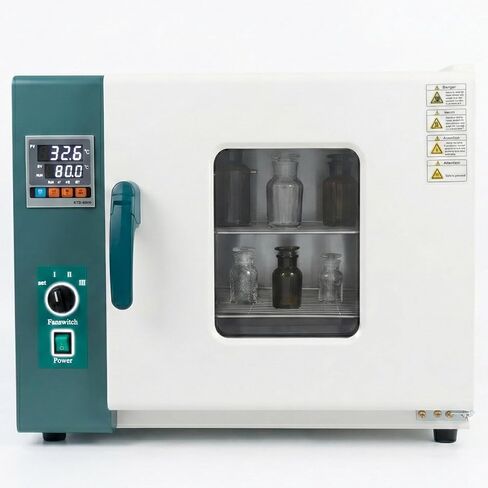 فرن تجفيف كهربائي أفقي بقدرة 1000 وات، فرن حراري يعمل بالهواء القسري مقاس 14 بوصة مع جهاز تحكم رقمي في درجة الحرارة PID للاستخدام الصناعي والمختبري والبحثي in Kuwait