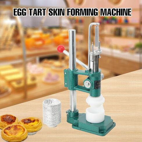 آلة تشكيل الجلد لاذع البيض اليدوية، أداة صنع الجلد لاذع البيض بالضغط اليدوي لمتجر الكعك المنزلي، قالب قشرة تارت الكاسترد التجاري in Kuwait