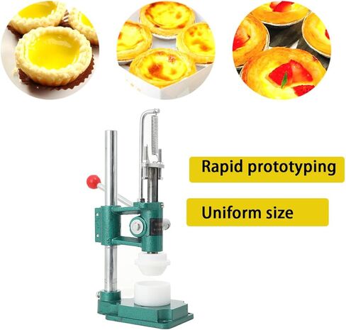 آلة تشكيل الجلد لاذع البيض اليدوية، أداة صنع الجلد لاذع البيض بالضغط اليدوي لمتجر الكعك المنزلي، قالب قشرة تارت الكاسترد التجاري in Kuwait
