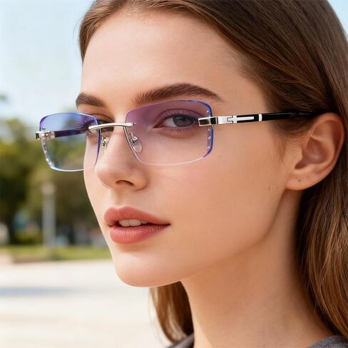 Clarity Glasses, Clarity Automatic Adjustment Eye Glass, For Reading Eye Strain from Screen Computer Gaming Eye Glasses with Clear Frame & Travel Case(1PCS) in Kuwait