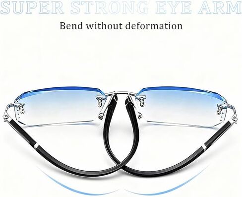 Clarity Glasses, Clarity Automatic Adjustment Eye Glass, For Reading Eye Strain from Screen Computer Gaming Eye Glasses with Clear Frame & Travel Case(1PCS) in Kuwait