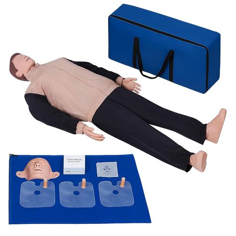CPR Dummy Manikins Training Kit, Professional CPR Mannequin Test Dummies Adult with Medium Skin MCR Med-ical Accessories, CPR Training Dummy Set for Classroom or Research Centers in Kuwait