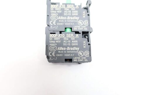 LOT of 2 ALLEN BRADLEY 800F-X01 Contact Block SER A in Kuwait