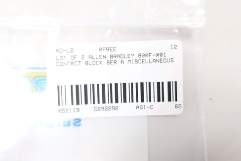 LOT of 2 ALLEN BRADLEY 800F-X01 Contact Block SER A in Kuwait