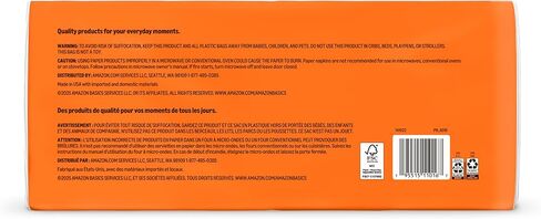 Amazon Basics Everyday Paper Napkins, 400 Count in Kuwait