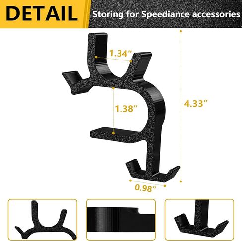 for Speediance Gym Monster 2, Barbell and Accessory Racks, Compatible With D-Rings, Standard Carabiners, Or Other Items You May Store (Two Pieces） in Saudi Arabia