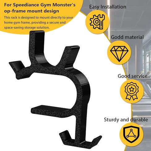 for Speediance Gym Monster 2, Barbell and Accessory Racks, Compatible With D-Rings, Standard Carabiners, Or Other Items You May Store (Two Pieces） in Saudi Arabia