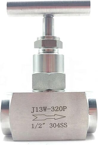 1/8" 1/4" 3/8" 1/2" 3/4" 1" BSP Female Thread 304 Stainless Steel High Pressure Needle Valve Flow Control Shut-Off Needle Valve(1") in Saudi Arabia