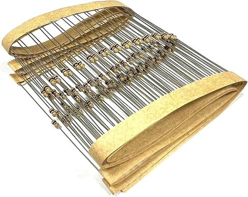 100Pcs 1/8W Carbon Film Resistor 5% 5R1 51R 510R 5K1 51K 510K 5.1 51 510 R K Ohm 0.125W 0R-1M(CF 0.125W 3R6 100pcs) in Saudi Arabia