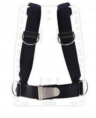 Dive Rite Harness, Basic, Black, One Size, (BC1063) in Saudi Arabia