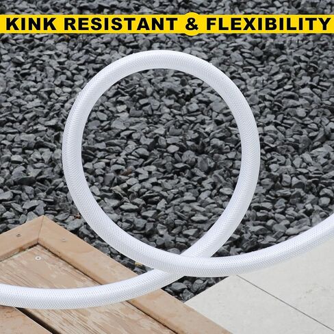 WYNNsky 3/4’’ID 25FT High Pressure Braided Clear PCV Tube in Saudi Arabia